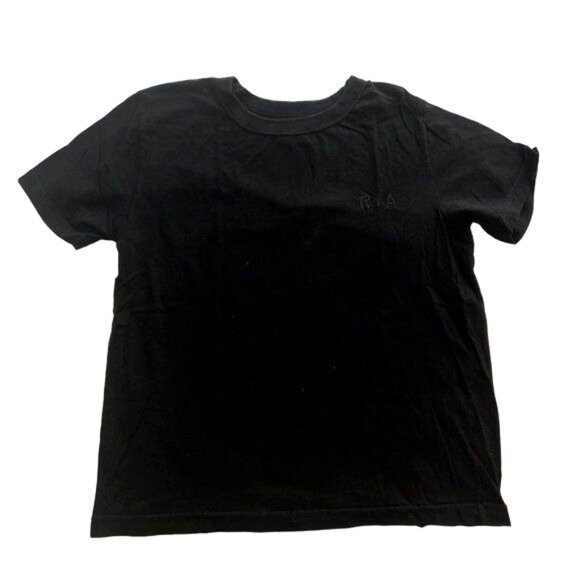 RtA Embroidered Logo T-Shirt in Black - Picture 1 of 4